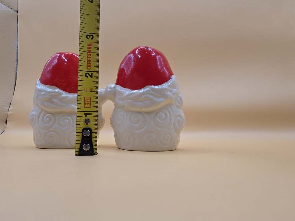 Vintage Holt Howard Santa Christmas Salt Pepper Shakers Japan MCM - Picture 3 of 4